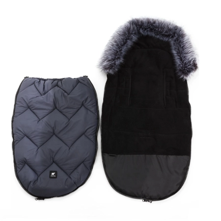 Miu-Mio K2 Anthracite Śpiworek do wózka i na sanki 112 cm
